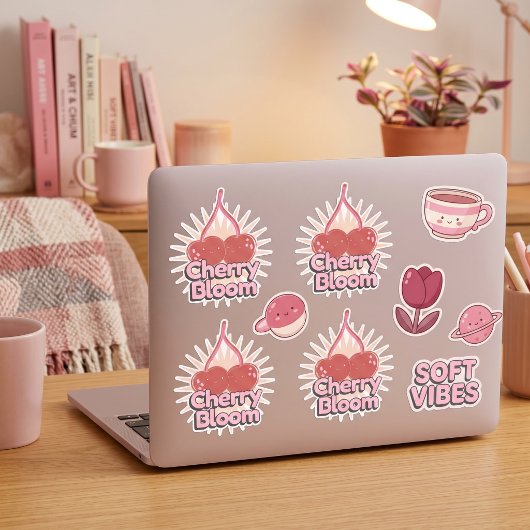 桜の花のステッカー シール