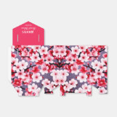桜の花のピンクの花園のパターン フェイバーボックス (折り畳みなし)