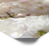 桜の花のファインアートプリント フローラル ポスター (角)