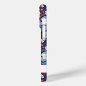 桜の花のモノグラム入りデザイン Case-Mate iPhoneケース (裏面 / 左)