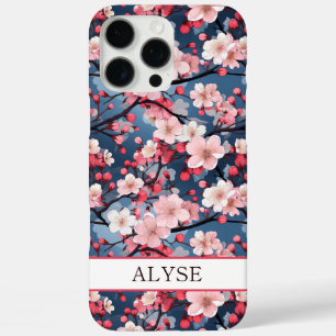 桜の花のモノグラム iPhone 16 PRO MAXケース