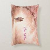 桜の花の下で愛を紡ぐカスタムピロー アクセントクッション (正面(垂直))