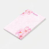 桜の花の可愛いピンク カスタム ポストイット (アングル)