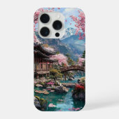 桜の花の和モダンゴールド ウェディング ケース (裏面)