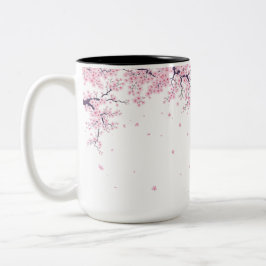桜の花の日本美術トートバッグ ツートーンマグカップ