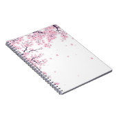 桜の花の日本美術トートバッグ ノートブック (右側)