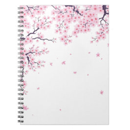桜の花の日本美術トートバッグ ノートブック