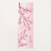 桜の花の木の枝 ヨガマット (正面)
