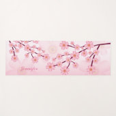 桜の花の木の枝 ヨガマット (正面(横))