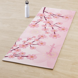 桜の花の木の枝 ヨガマット