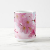 桜の花の母の日マグカップ コーヒーマグカップ (中央)