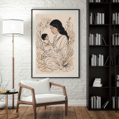 桜の花の母 – 愛と静けさの瞬間 ポスター