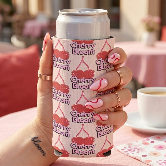 桜の花の缶クーラー スリム缶クーラー