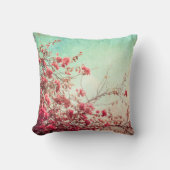 桜の花の花の投球のソファの枕 クッション (正面)