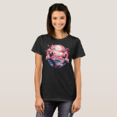 桜の花の草山と太陽とja tシャツ (正面フル)