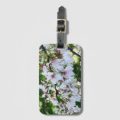桜の花の荷物タグ ラゲッジタグ (正面縦)