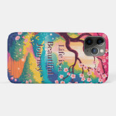 桜の花咲く春の道 Case-Mate iPhoneケース (裏面(横))