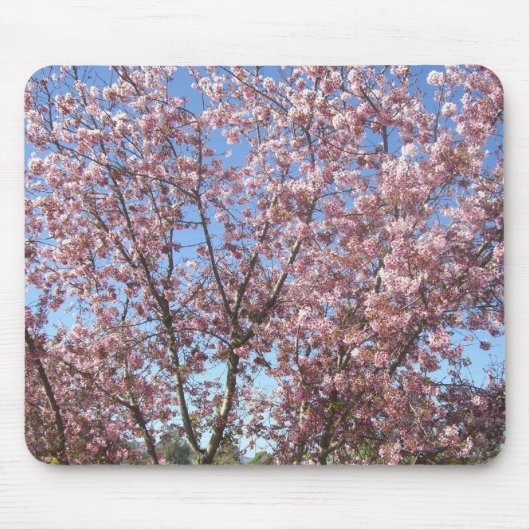 桜の花咲く木々 マウスパッド (正面)