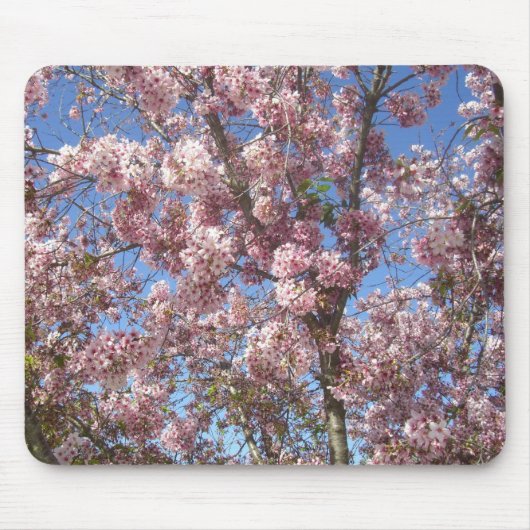 桜の花咲く木々 マウスパッド (正面)