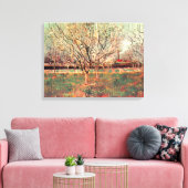 「桜の花咲く果樹園、プラムの木」 ヴィンセント・ヴァン・ゴッホ キャンバスプリント (インサイチュ (リビング))