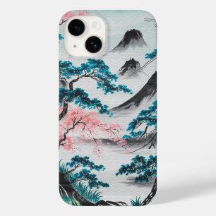 桜の花咲く枝と霧の峰 Case-Mate iPhone 14ケース