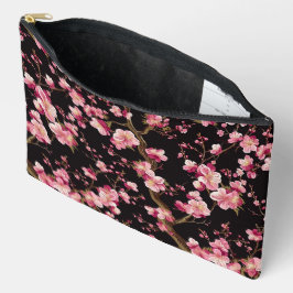 桜の花柄  アクセサリーポーチ