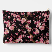 桜の花柄  アクセサリーポーチ (裏面)