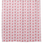 桜の花柄 シャワーカーテン (正面)