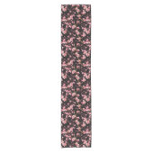 桜の花柄 ショートテーブルランナー (正面)