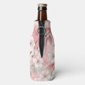 桜の花柄 ピンク  ボトルクーラー (ボトル裏面)