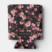 桜の花柄  缶クーラー (裏面)