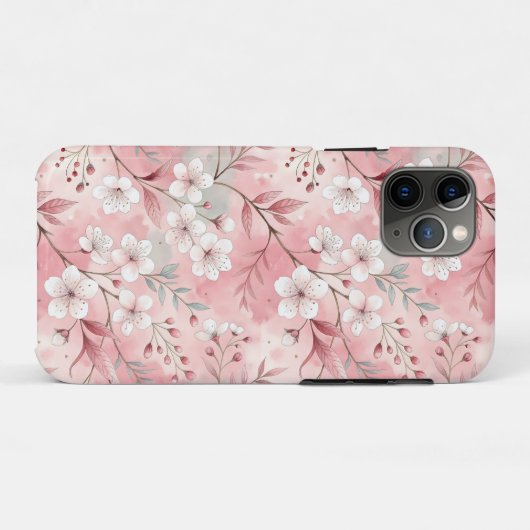桜の花柄  Case-Mate iPhoneケース (裏面(横))