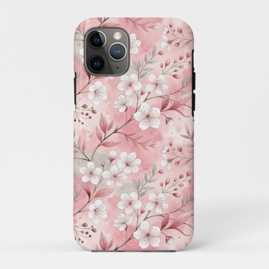 桜の花柄 Case-Mate iPhoneケース (裏面)