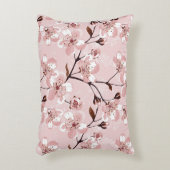 桜の花模様 アクセントクッション (正面(垂直))