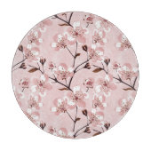 桜の花模様 カッティングボード (正面)
