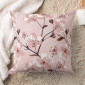 桜の花模様 クッション (ブランケット)