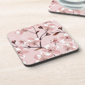 桜の花模様 コースター (左側)