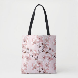 桜の花模様 トートバッグ