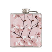 桜の花模様 フラスク (裏面)