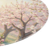 桜の花畑 春の風景 カッティングボード (角)