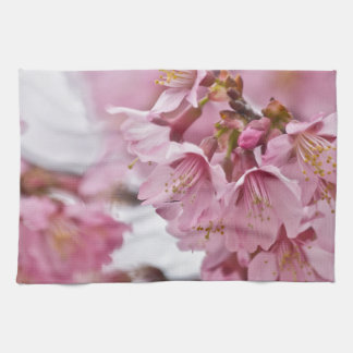 桜の花薄ピンク キッチンタオル