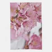 桜の花薄ピンク キッチンタオル (縦)