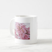桜の花薄ピンク コーヒーマグカップ (正面左)