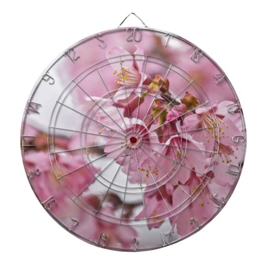 桜の花薄ピンク ダーツボード (正面)