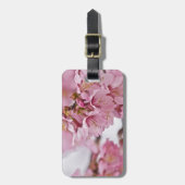 桜の花薄ピンク ラゲッジタグ (正面縦)