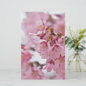桜の花薄ピンク 便箋 (スタンド正面)