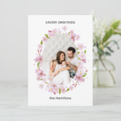 桜の花 イースター フレーム カード (スタンド正面)