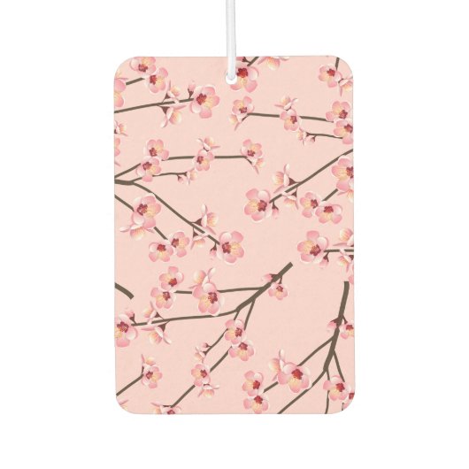 桜の花 カーエアーフレッシュナー (正面)