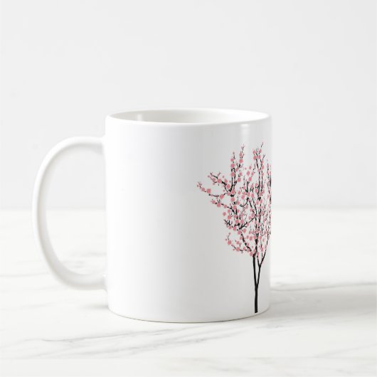 桜の花  コーヒーマグカップ (左)