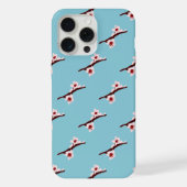 桜の花、サクラ、ピンクの花柄 iPhoneケース (裏面)